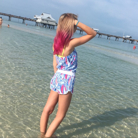 Lilly Pulitzer Other - RED RIGHT RETURN Romper XS Lilly Pulitzer